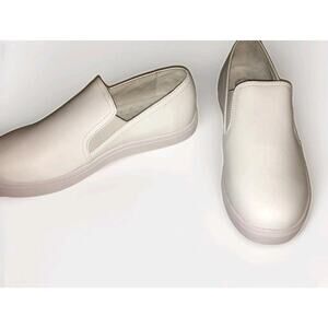 Propét Women's Nyla Loafer White Size 9 1/2
